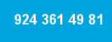 924 361 49 81 924 361 49 81